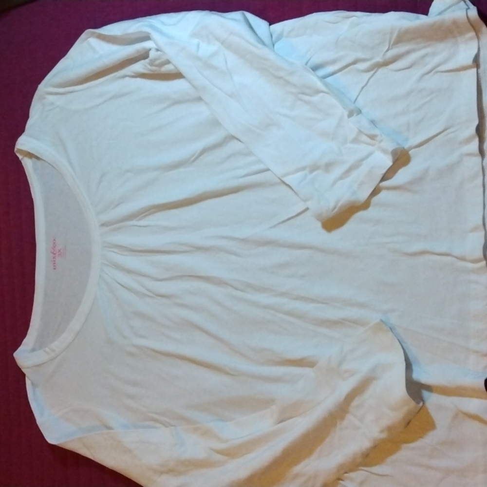 Bundle of 7 Long Sleeve Ladies Tees Sz. 3X - Picture 3 of 13